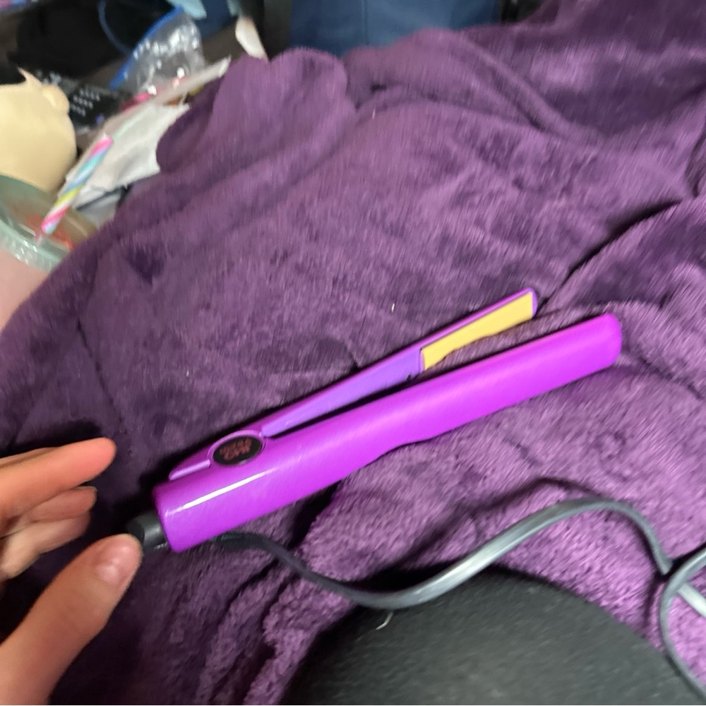 Purple Hair Straightener by chi ultra